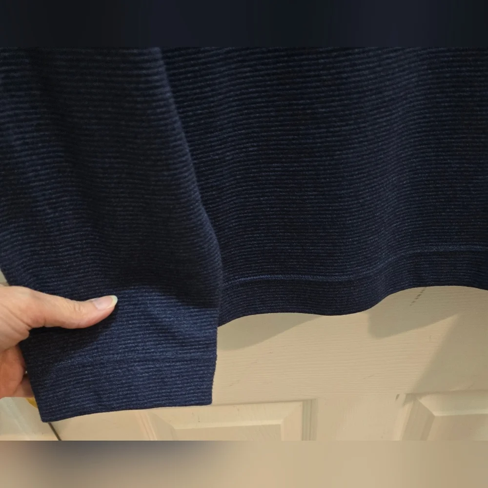 Van Heusen Men's Navy Zip-Up Sweater Xxl - Picture 2 of 7